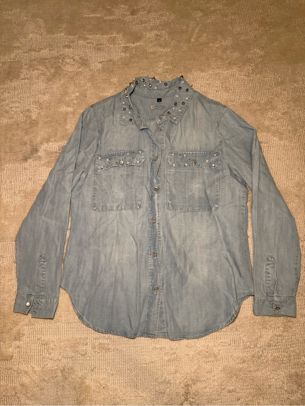 Kut from the Kloth Denim Shirt